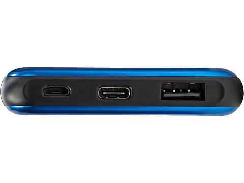 Внешний аккумулятор Forge v.2 металл,  10000mah, синий - рис 4.