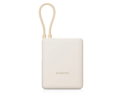 Внешний аккумулятор со встроенным кабелем 22.5W Xiaomi Power Bank 10000mAh (Integrated Cable) Tan GL