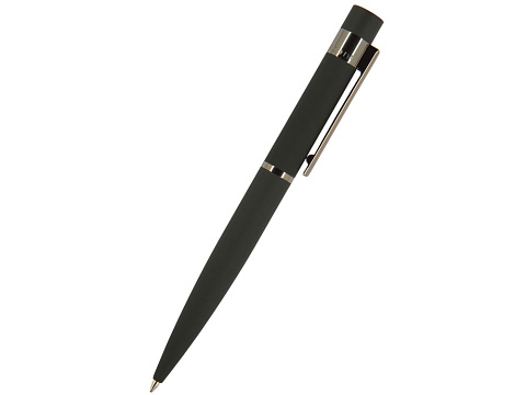 Ручка шариковая автоматическая BrunoVisconti VERONA цвет корпуса черный, soft-touch, 1 мм, синяя