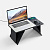 Складной стол для ноутбука с беспроводной зарядкой Kickstand Table, серый - миниатюра - рис 2.
