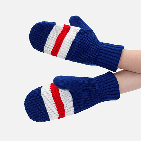 Варежки Winwear, темно-синие (кобальт) - рис 3.
