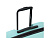 Чемодан TORBER КАСПИЙ, светло-зелёный, ABS-пластик, 43 х 26 х 68 см, 64 л - миниатюра - рис 6.