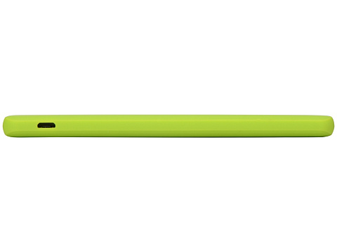 Портативное зарядное устройство Reserve с USB Type-C, 5000 mAh, зеленое яблоко - рис 4.