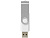 USB-флешка на 16 Гб Rotate Basic, белый - миниатюра - рис 3.