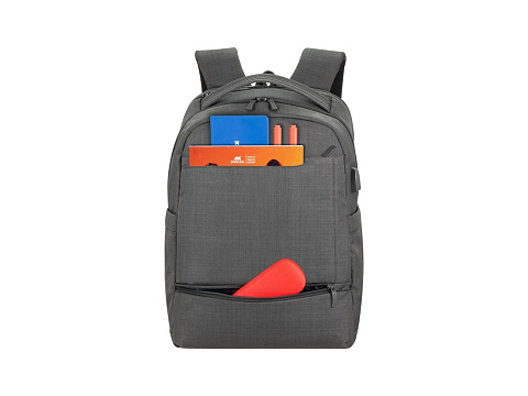 RIVACASE 8363 grey рюкзак для ноутбука 15.6 / 6 - рис 4.
