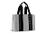 Сумка-тоут женская BUGATTI АМБРА | AMBRA, серо-черный цвет, хлопок/полиэстер, 36,5х19х27 см - миниатюра