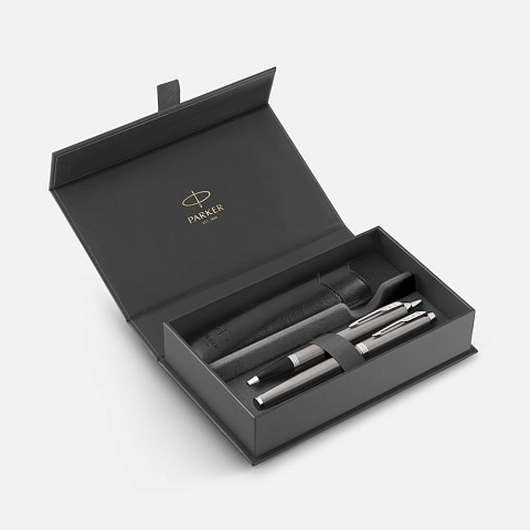 Набор Parker IM Essential Stainless Steel CT, серебристый - рис 2.