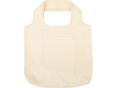Сумка-шоппер Vest  long из хлопка 340 г/м2, натуральный - рис 3.