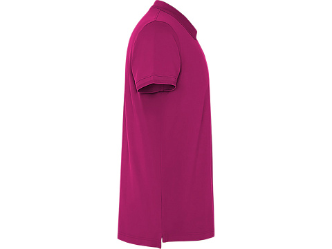 Рубашка поло Wos мужская, фуксия - рис 4.