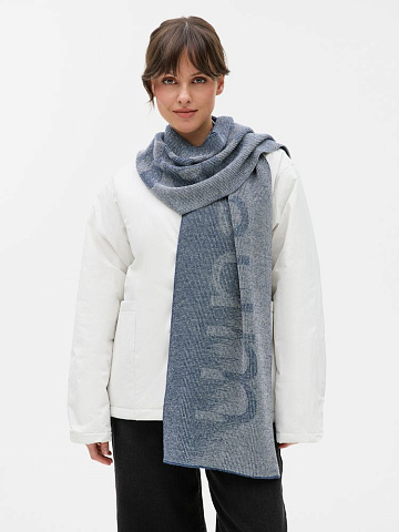 Шарф Denim XXL на заказ, полушерсть - рис 2.
