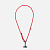 Шнурок для телефона OmniHold, красный - миниатюра