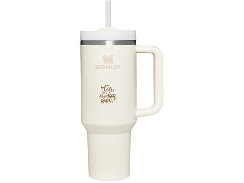 Stanley Quencher H2.0 термокружка 1200 мл - Кремовый - рис 3.