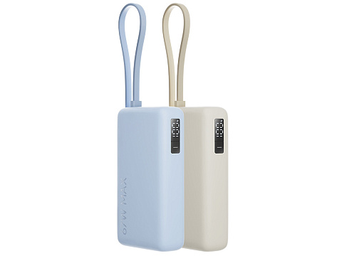 Внешний аккумулятор со встроенным кабелем Xiaomi 67W Power Bank 10000 (Integrated Cable) Tan - рис 5.