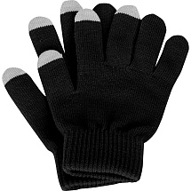 Перчатки для сенсорного экрана, черный, размер L/XL