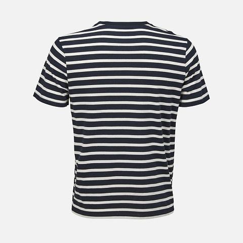 Футболка унисекс Legend, темно-синяя с молочно-белым - рис 3.