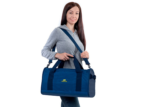 RIVACASE 5541 blue Лёгкая складная дорожная сумка, 30л /12 - рис 19.