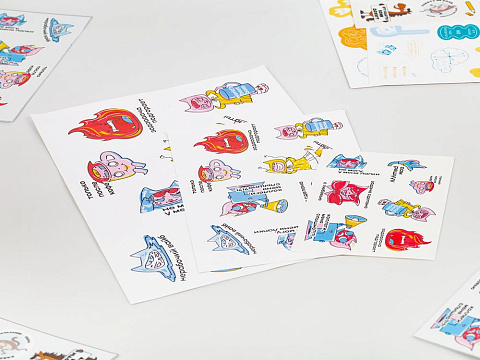 Наклейки из ПВХ Sticker Pack на заказ, L - рис 3.