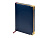 Ежедневник А5 датированный Sidney Nebraska 2027, синий (золотой обрез, золотые уголки) - миниатюра