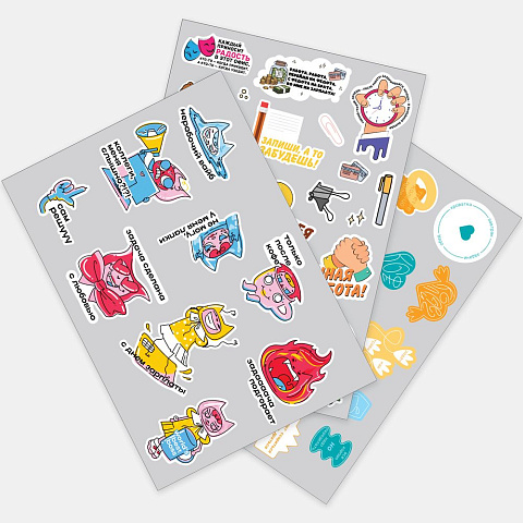 Наклейки из ПВХ Sticker Pack на заказ, L - рис 2.