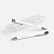 Набор из 2 ручек Keskus, белый - миниатюра - рис 2.