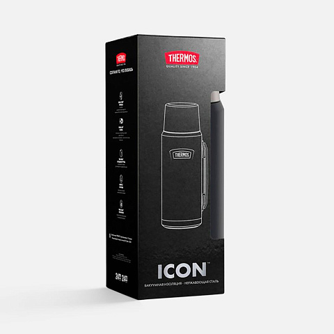 Термос Icon 1200, черный - рис 10.