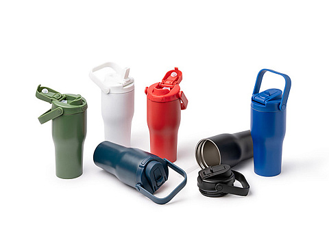 Термокружка Мапет из переработанной нержавеющей стали, 550 мл, черный - рис 2.