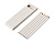 Набор из 6 цветных вечных карандаш Snowdrop из молочной бумаги, белый - миниатюра