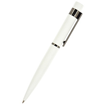 Ручка шариковая автоматическая BrunoVisconti VERONA цвет корпуса белый, soft-touch, 1 мм, синяя