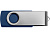 Флеш-карта USB 2.0 16 ГБ Флэш С1, темно-синий - миниатюра - рис 3.