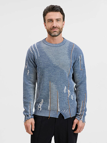 Джемпер Denim на заказ, полушерсть - рис 4.