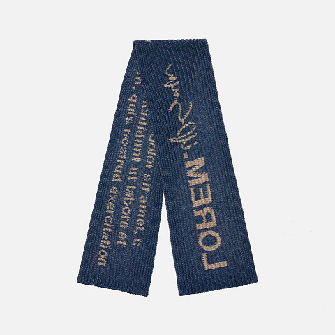 Шарф на заказ InRib Grand, XXXL, полушерсть - рис 7.