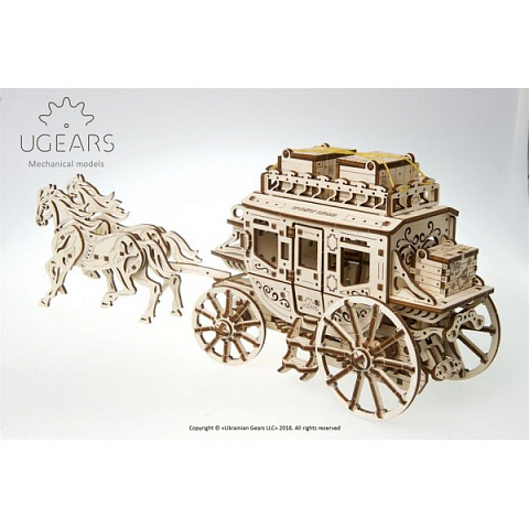 Механический дилижанс Ugears - рис 6.