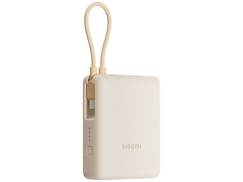 Внешний аккумулятор со встроенным кабелем Xiaomi 33W Power Bank 10000mAh (Integrated Cable) Tan GL - рис 2.