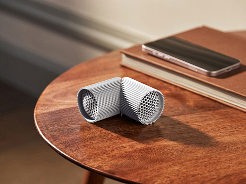 Беспроводная колонка Ray Speaker, серебристый - рис 8.