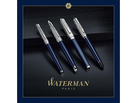 Ручка-роллер Waterman Expert22 SE deluxe Blue CT, цвет: Black, в подарочной упаковке - рис 9.
