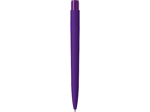 Шариковая ручка RECYCLED PET PEN PRO K transparent GUM soft-touch, фиолетовый - рис 4.