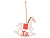 Елочная подвеска - лошадка (печать с 2 сторон) - миниатюра - рис 3.
