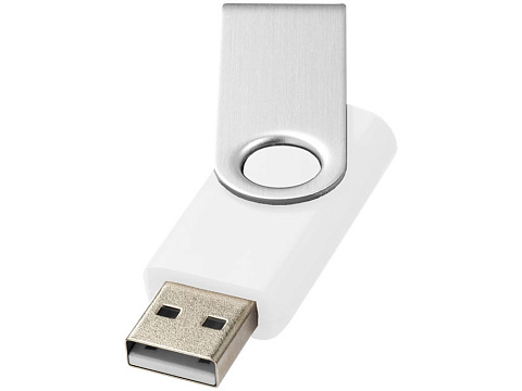 USB-флешка на 32 Гб Rotate Basic, белый