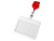 Ретрактор с ушком для ленты, красный - миниатюра - рис 4.