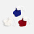 Подвеска на елку «Вьюшка», носочки, синяя - миниатюра - рис 5.
