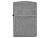 Зажигалка ZIPPO Classic с покрытием ™Plate, латунь/сталь, серебристая, матовая, 38x13x57 мм - миниатюра