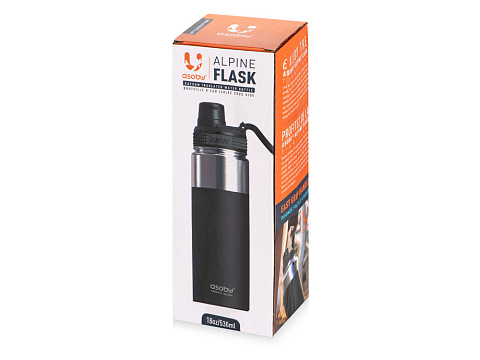 Вакуумная термобутылка ALPINE FLASK, 530 мл, белый - рис 11.