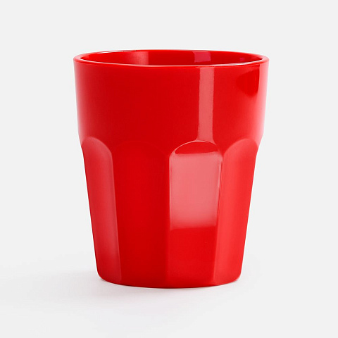 Стакан небьющийся Sate, граненый, красный - рис 2.