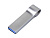 USB 3.0-флешка на 64 Гб с мини чипом, компактный дизайн, боковое отверстие для цепочки - миниатюра - рис 2.