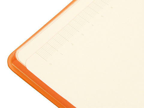 Блокнот Notepeno А5 с тонированными линованными страницами, оранжевый - рис 7.