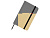 Reed блокнот формата А6 из переработанного материала в твердой обложке с простыми страницами - сплошной черный - миниатюра - рис 5.