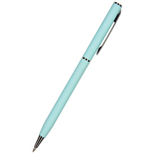 Ручка шариковая автоматическая BrunoVisconti® PALERMO цвет корпуса голубой, soft-touch, 0.7 мм