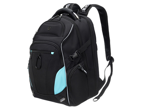 Рюкзак TORBER ПРОРЫВ с отделением для ноутбука 15, чёрный, полиэстер 900D, 34x22x46 см, 34л - рис 2.