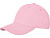 Бейсболка Davis, 6 панелей, light pink - миниатюра