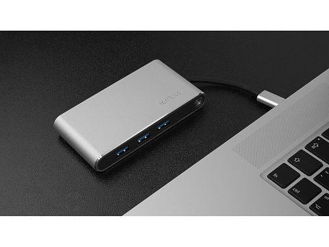 Хаб USB Rombica Type-C Hermes Black - рис 12.